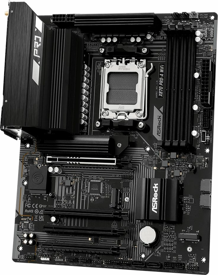 Pllakë amë ASRock X870 Pro-A WiFi ATX DDR5, e zezë