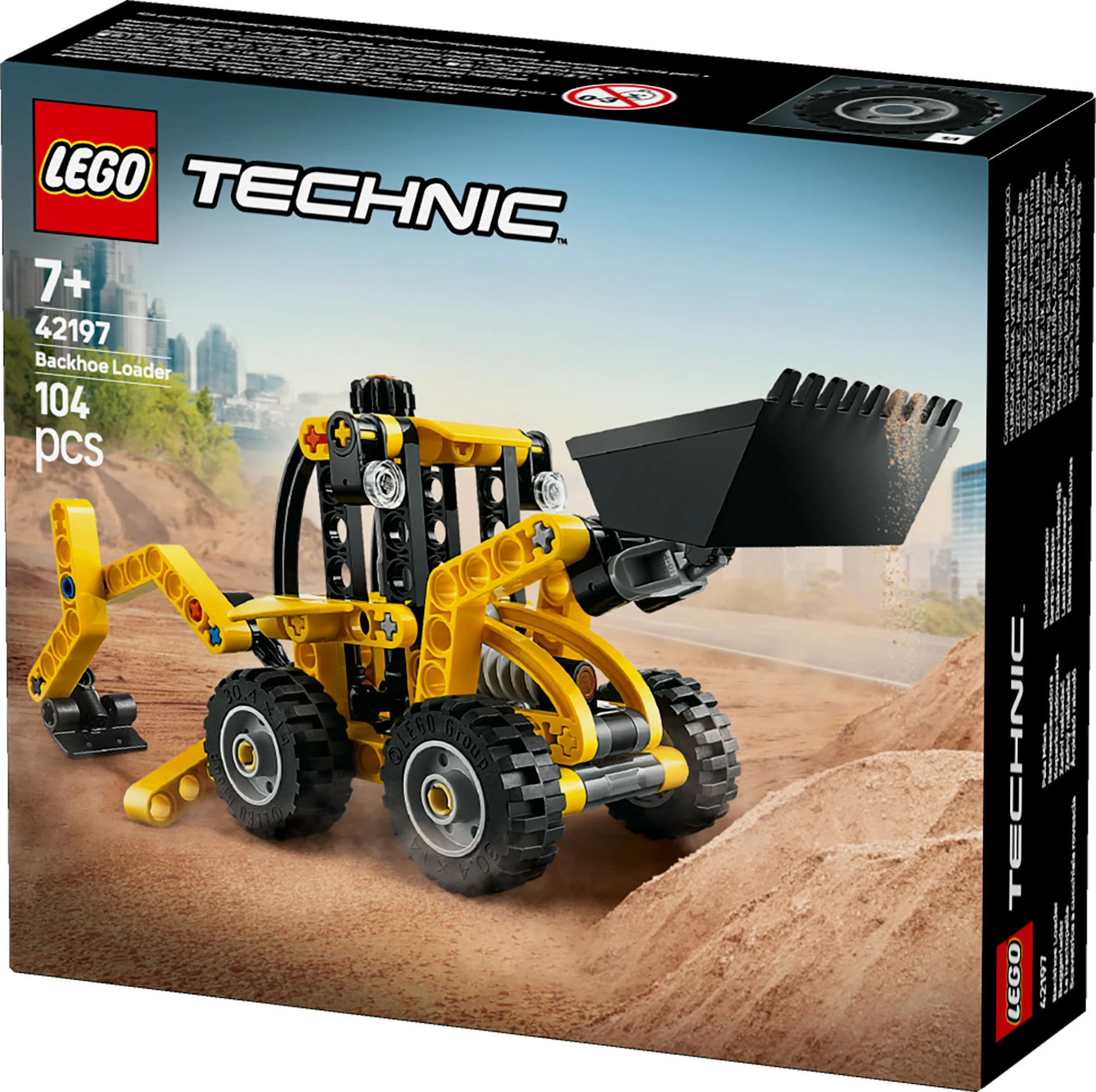 Set ndërtimi LEGO Technic 42197 Baggerlader, 104 pjesë, multikolor