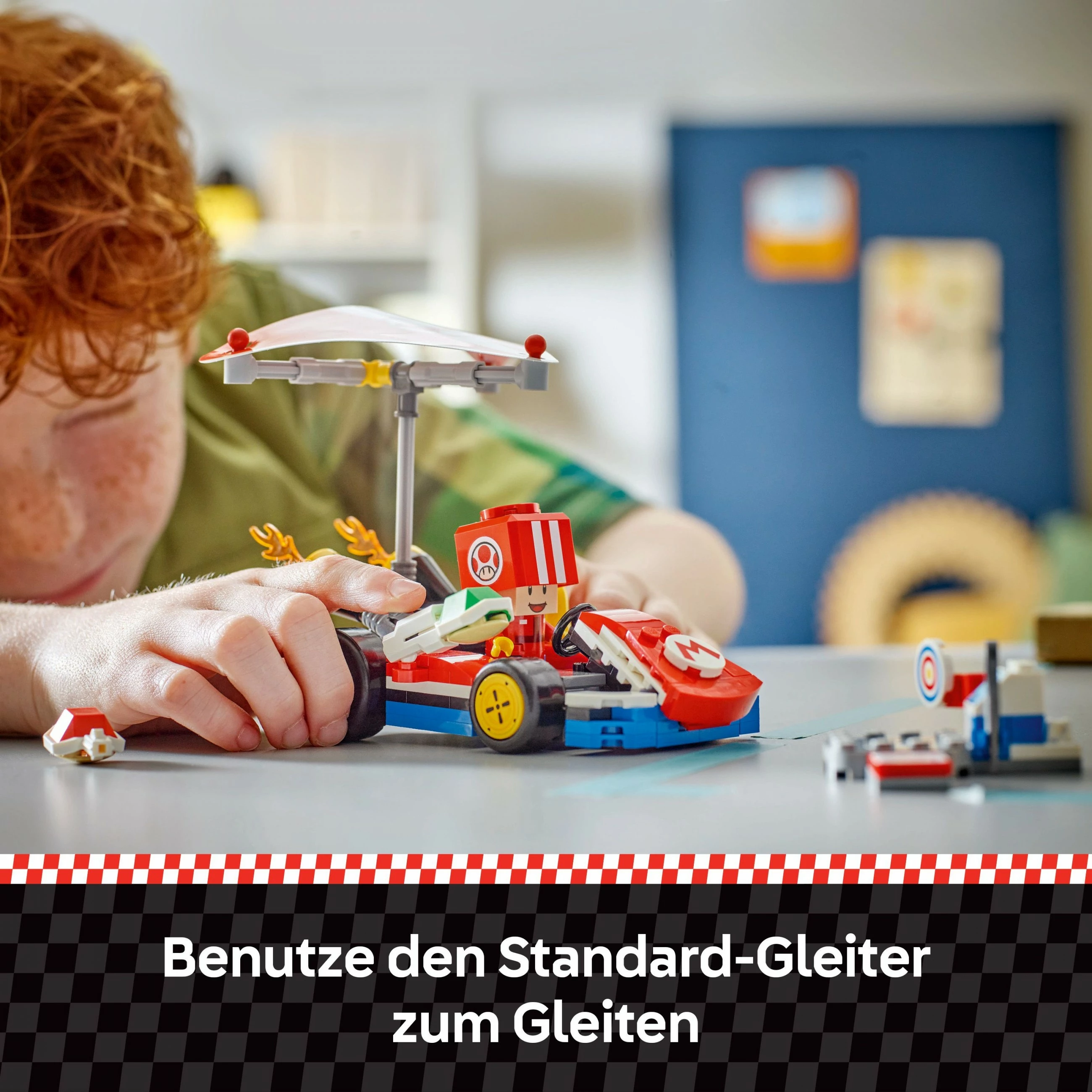 Set ndërtimi LEGO Mario Kart Standard Kart, 174 pjesë, shumëngjyrësh