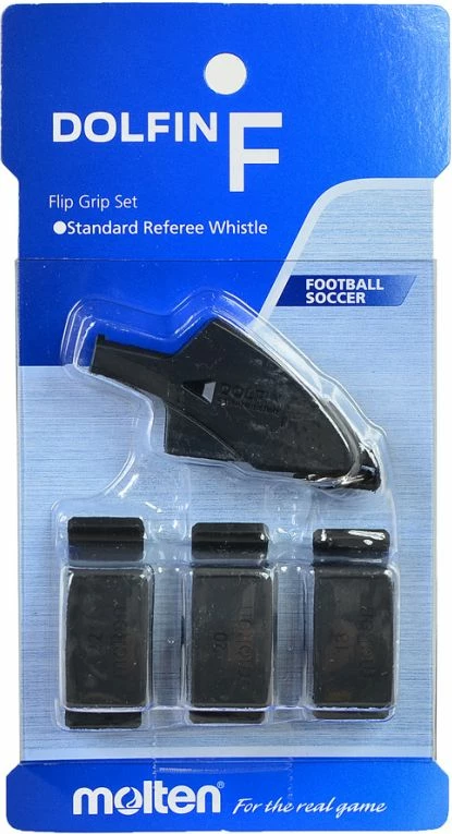 Bilbil Arbitri Molten DELFIN F me dorezë, ngjyrë e zezë