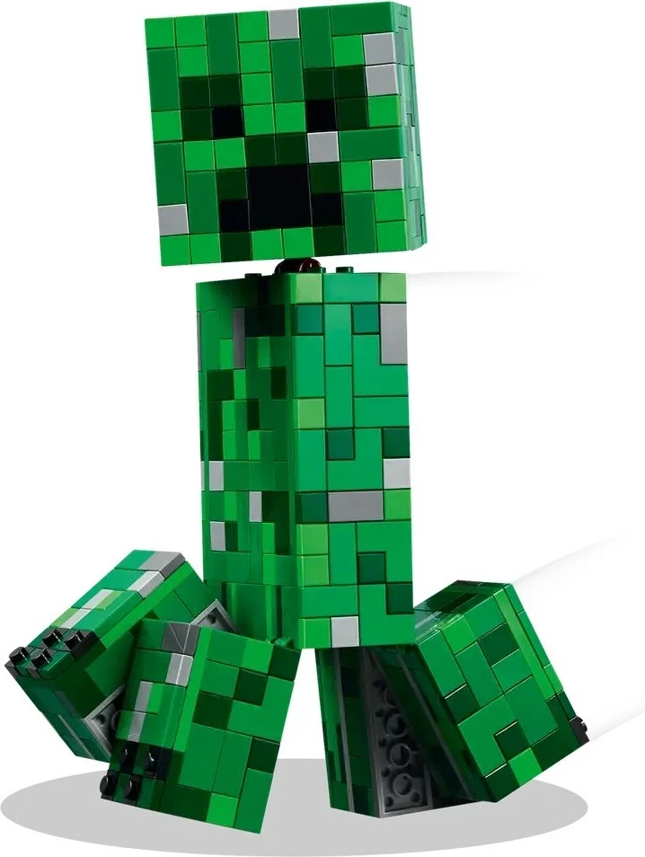 Set LEGO Minecraft Creeper 21276, 665 pjesë, për fëmijë 10+ vjeç