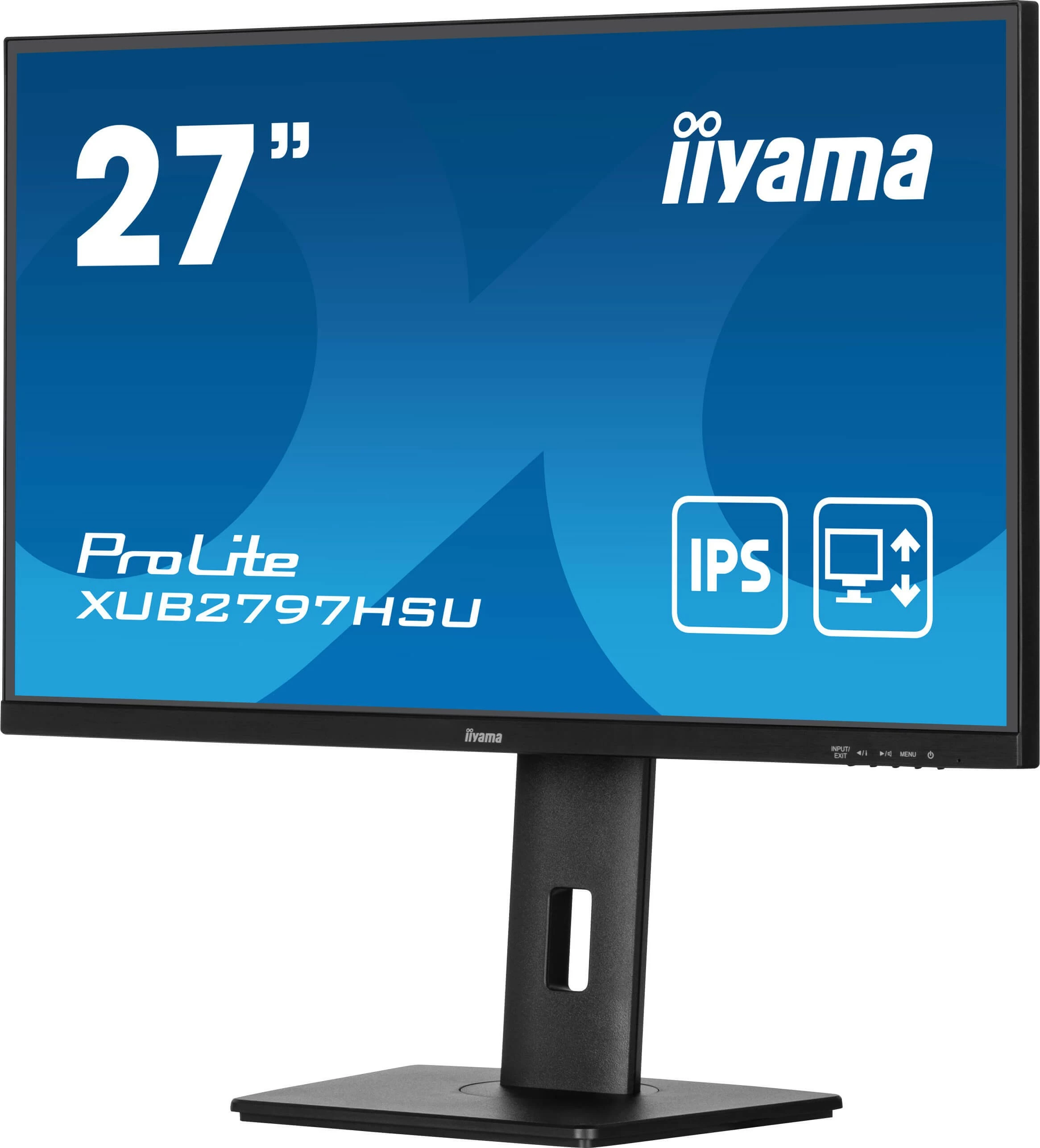 Monitor iiyama ProLite XUB2797HSU-B2, 27", Full HD, LED, 1ms, i zi