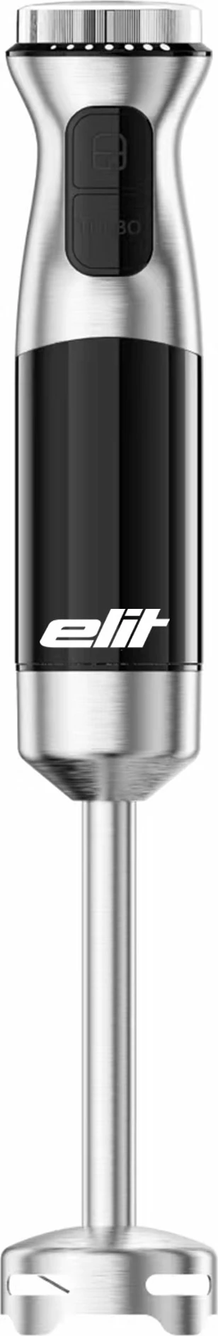 Blender dore Elit PulsarPRO SMI-800A 800W, set me grirës 500 ml + enë përzierje 700 ml + rrahëse, i zi/argjendtë