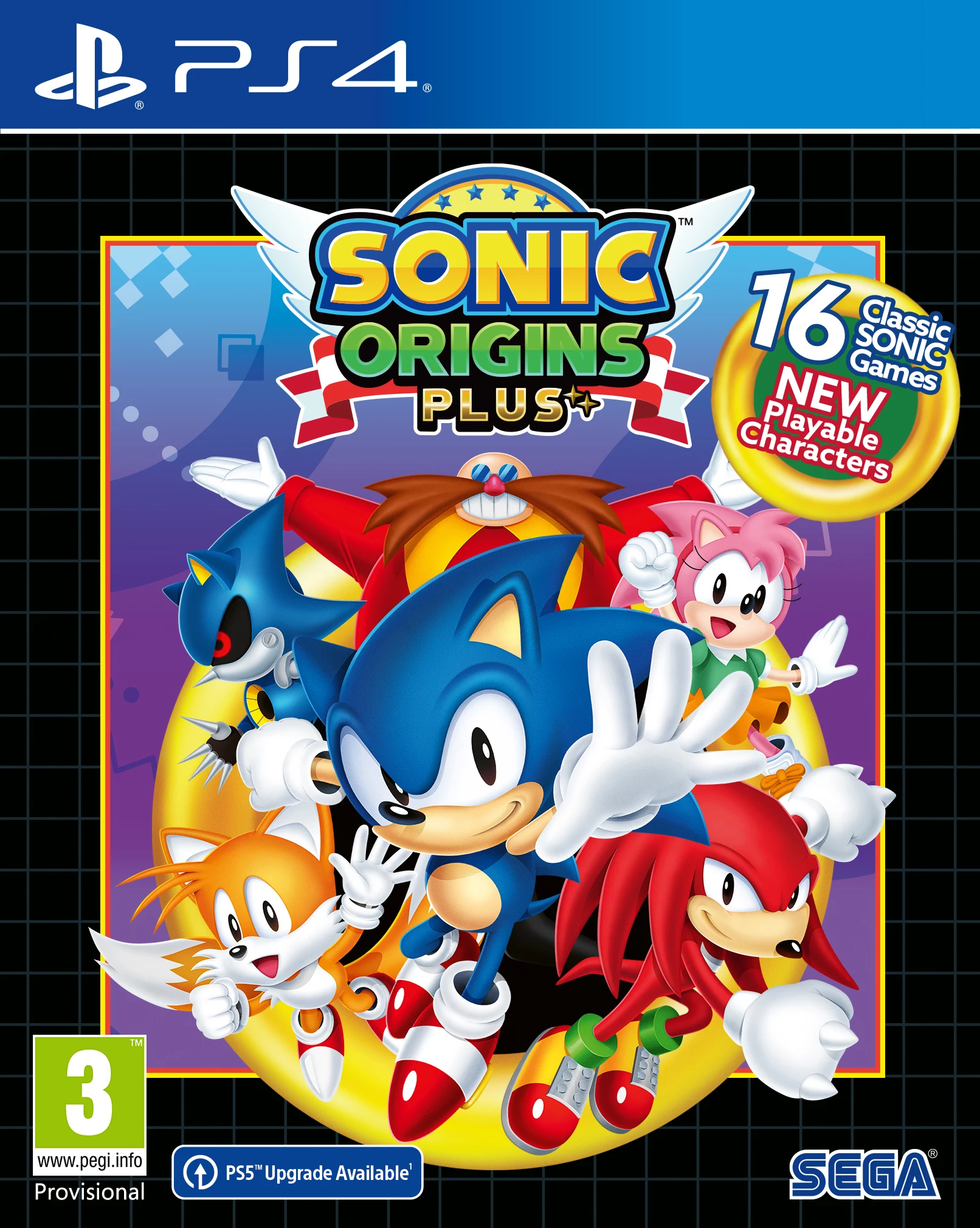 Video-lojë SEGA Sonic Origins Plus Limited Edition për PlayStation 4, koleksion 16 lojëra klasike, me artbook 20-faqe + kopertinë dy-anëshe