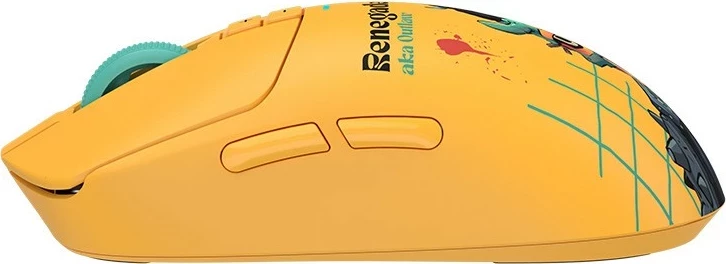 Maus A4Tech Bloody R72 ULTRA DUO Renegade Sunset, wireless, RGB, i verdhë