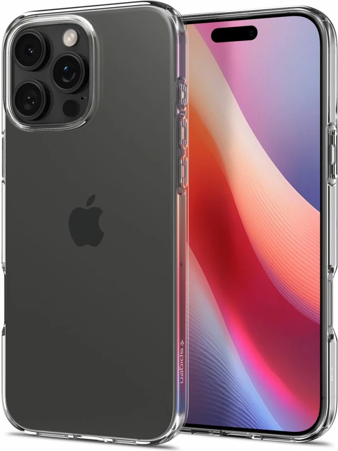 Mbështjellës, Spigen Liquid Crystal për iPhone 16 Pro, TPU i hollë, transparent, set 1 copë
