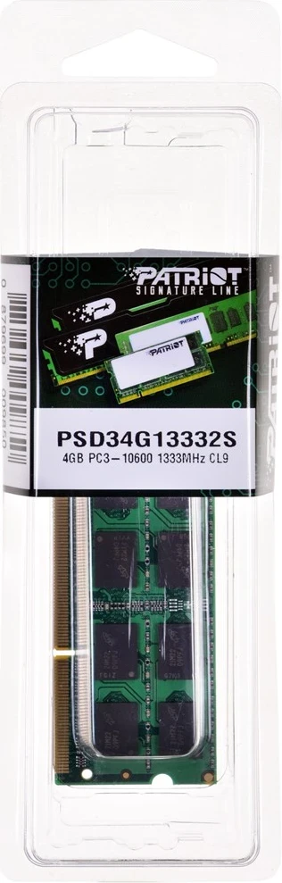 RAM Memorje Patriot Memory 4GB DDR3 për Notebook