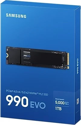SSD Samsung 990 EVO, 1TB, M.2, PCI Express 4.0, i zi