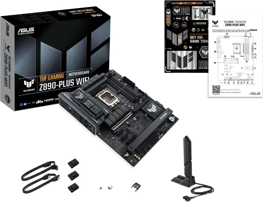 Pllakë amë ASUS TUF GAMING Z890-PLUS WIFI, Socket 1851, ATX, E zezë