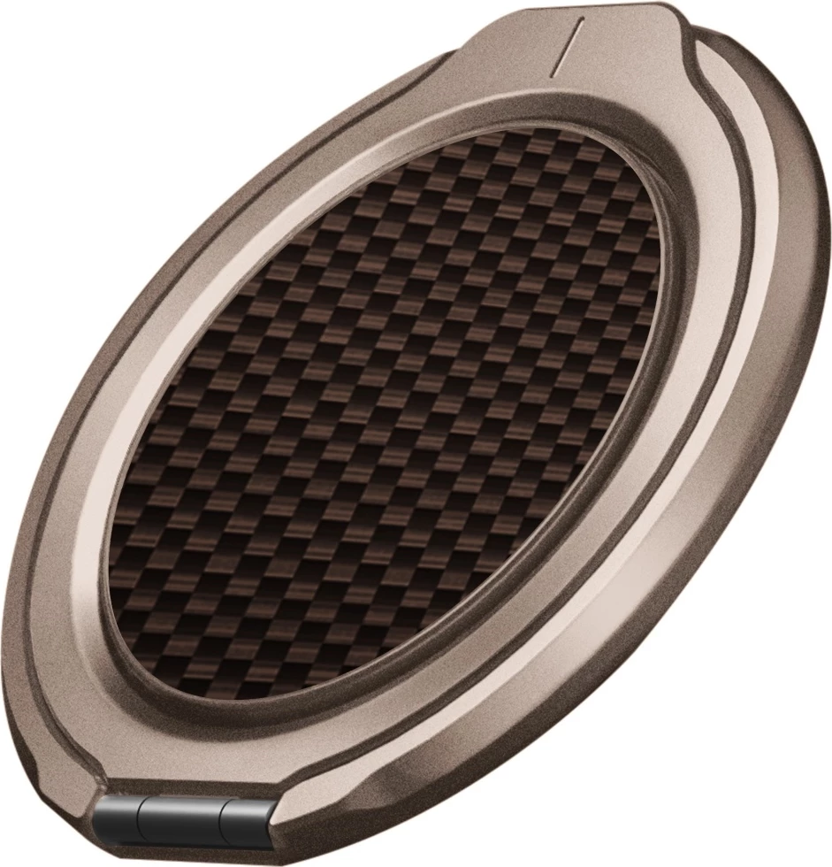 Mbështjellës UNIQ Keva Air Magclick Charging GripFit për iPhone 16 Pro, Kafe