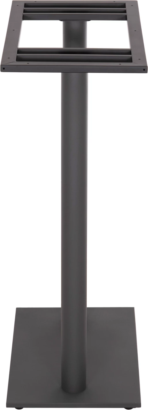 Bazë për tavolinë bar, dy këmbë, metal, ngjyrë gri, 80x40x108 cm