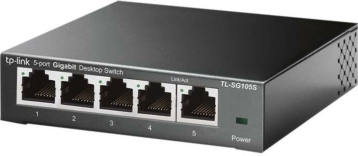 Switch, TP-Link, TL-SG105S, 5 porte Gigabit 10/100/1000 Mbps, desktop, i zi