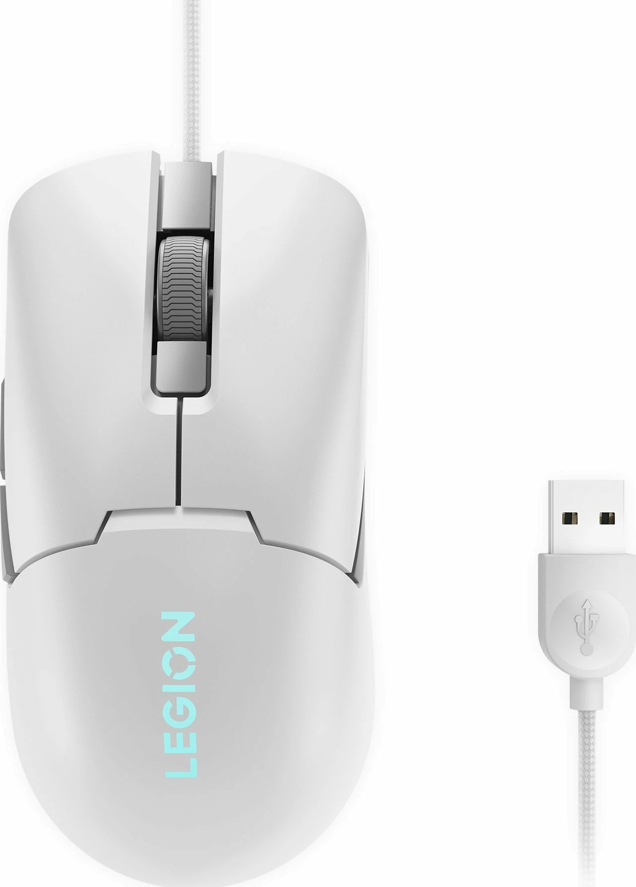 Maus Lenovo Legion M300s GY51H47351, 8000 DPI, USB me kabllo, RGB, e bardhë