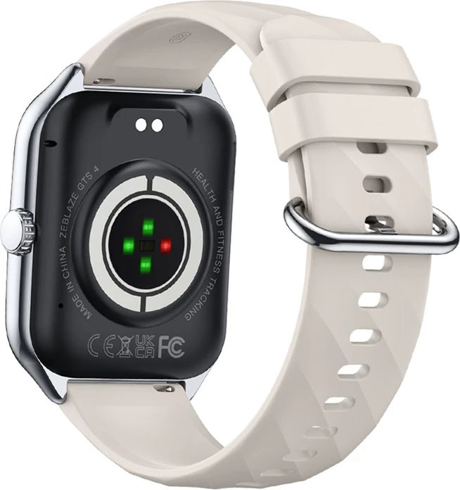 Smartwatch Zeblaze GTS 4 1.94" AMOLED, thirrje me Bluetooth, IP68, pa GPS, bateri 300 mAh, argjendtë