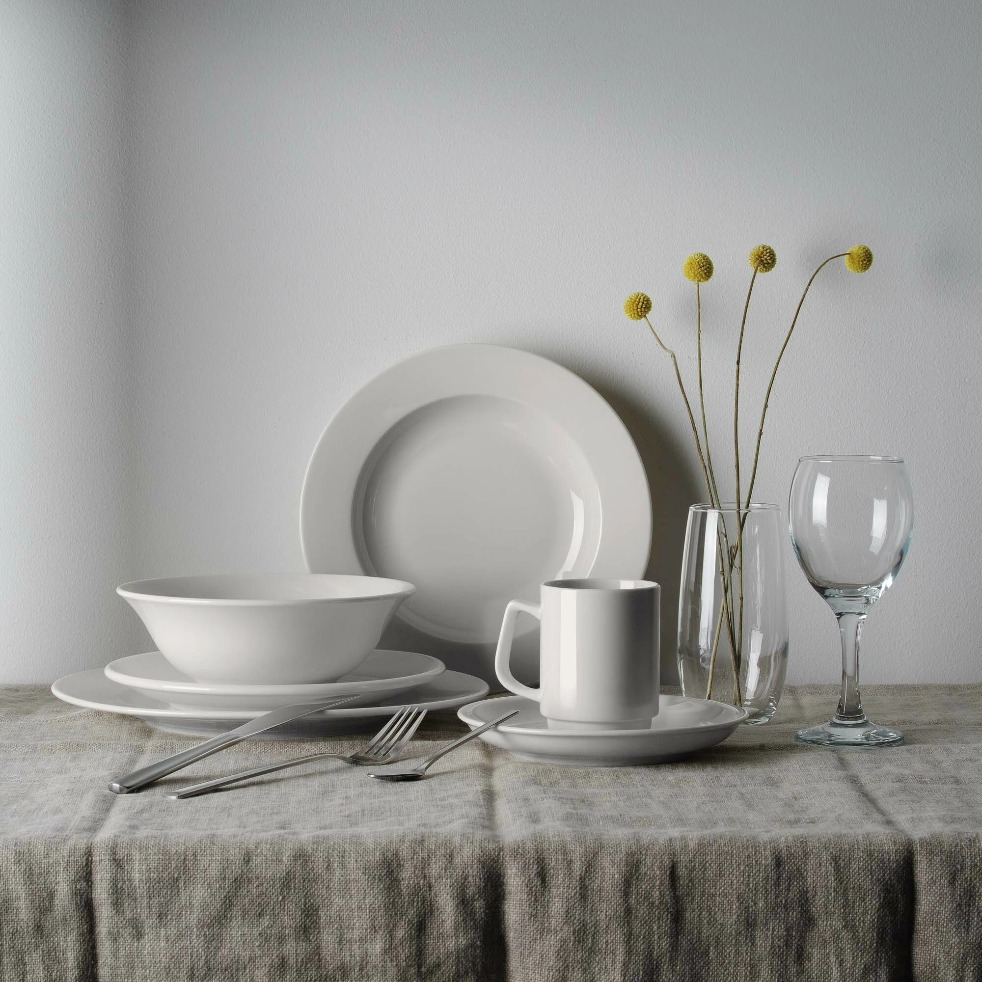 Filxhan Fine Dine Crema 230 ml, krem, set 6 copë