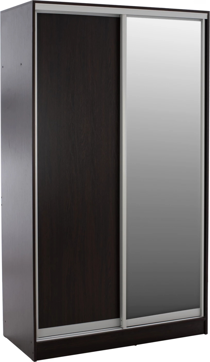 Dollap me dy dyer, me derë rrëshqitëse, ngjyrë wenge, FH2460.02, 120x60x220 cm