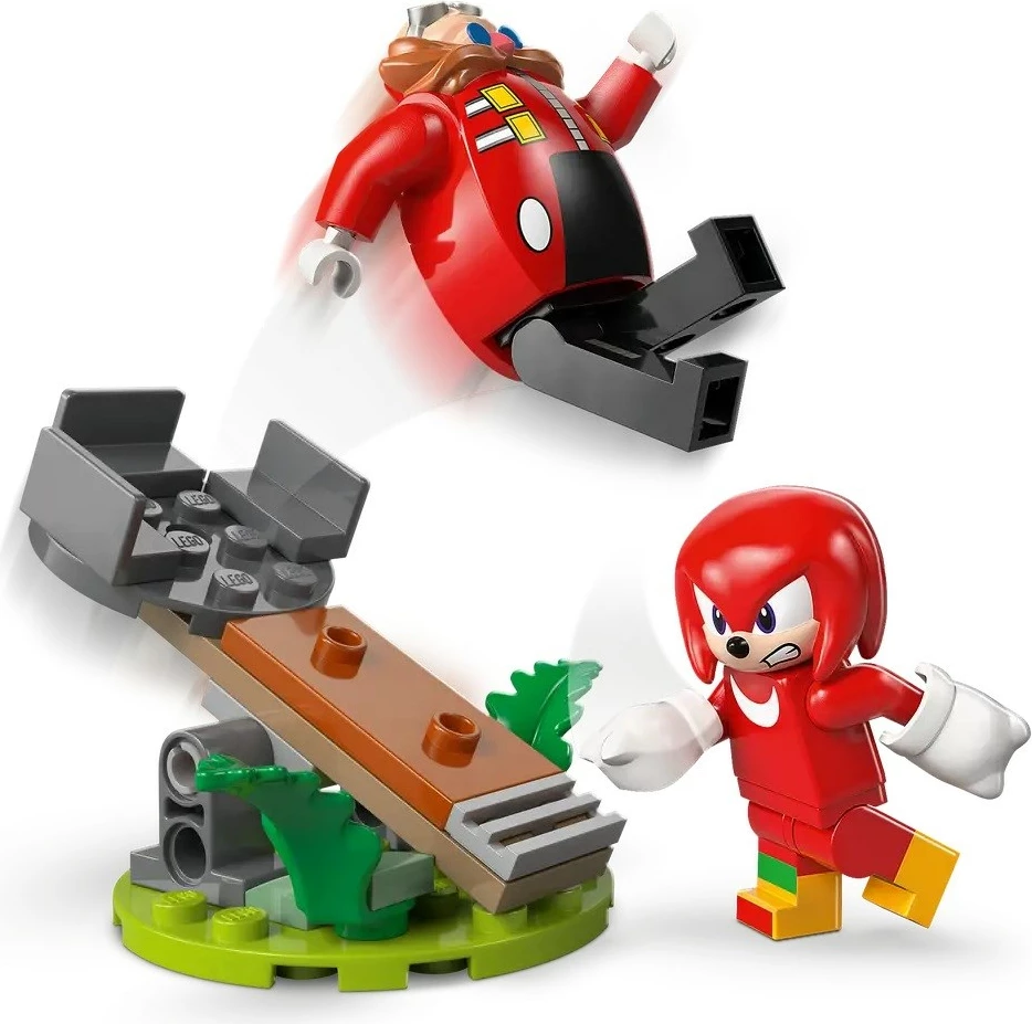 Set LEGO Sonic the Hedgehog 77005 Knuckles vs. Dr. Eggman Egg Crusher Mech, 350 pjesë