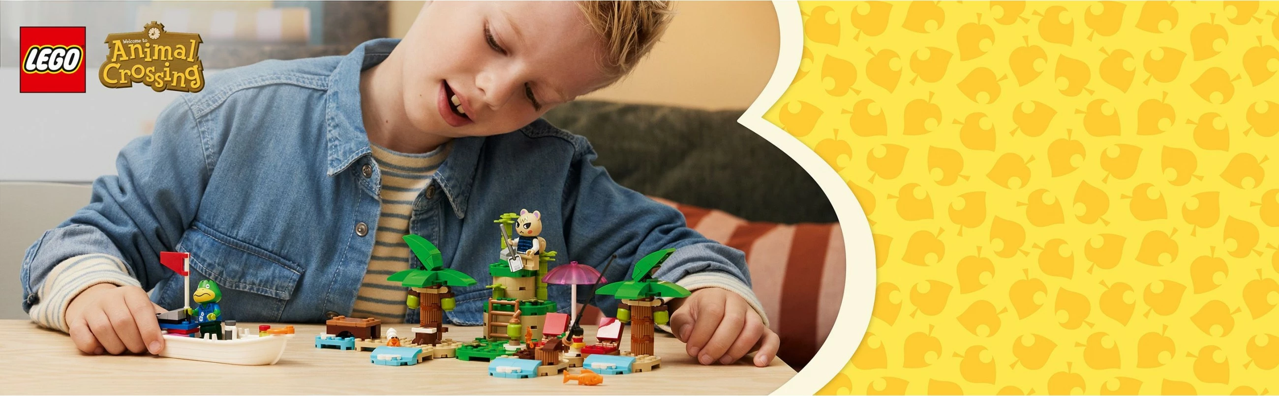 Set ndërtimi LEGO Animal Crossing Kapp'n's Island Boat Tour 233 pjesë, multingjyrësh