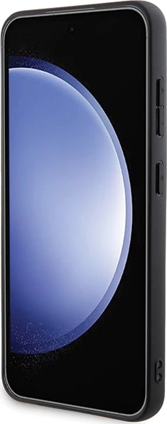 Mbështjellës Ferrari Carbon Stitched Bottom për Samsung Galaxy S24, i zi