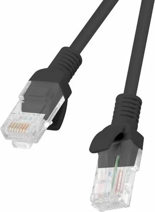 Kabllo rrjeti Lanberg PCU6-10CC-0200-BK Cat6 U/UTP 2 m e zezë