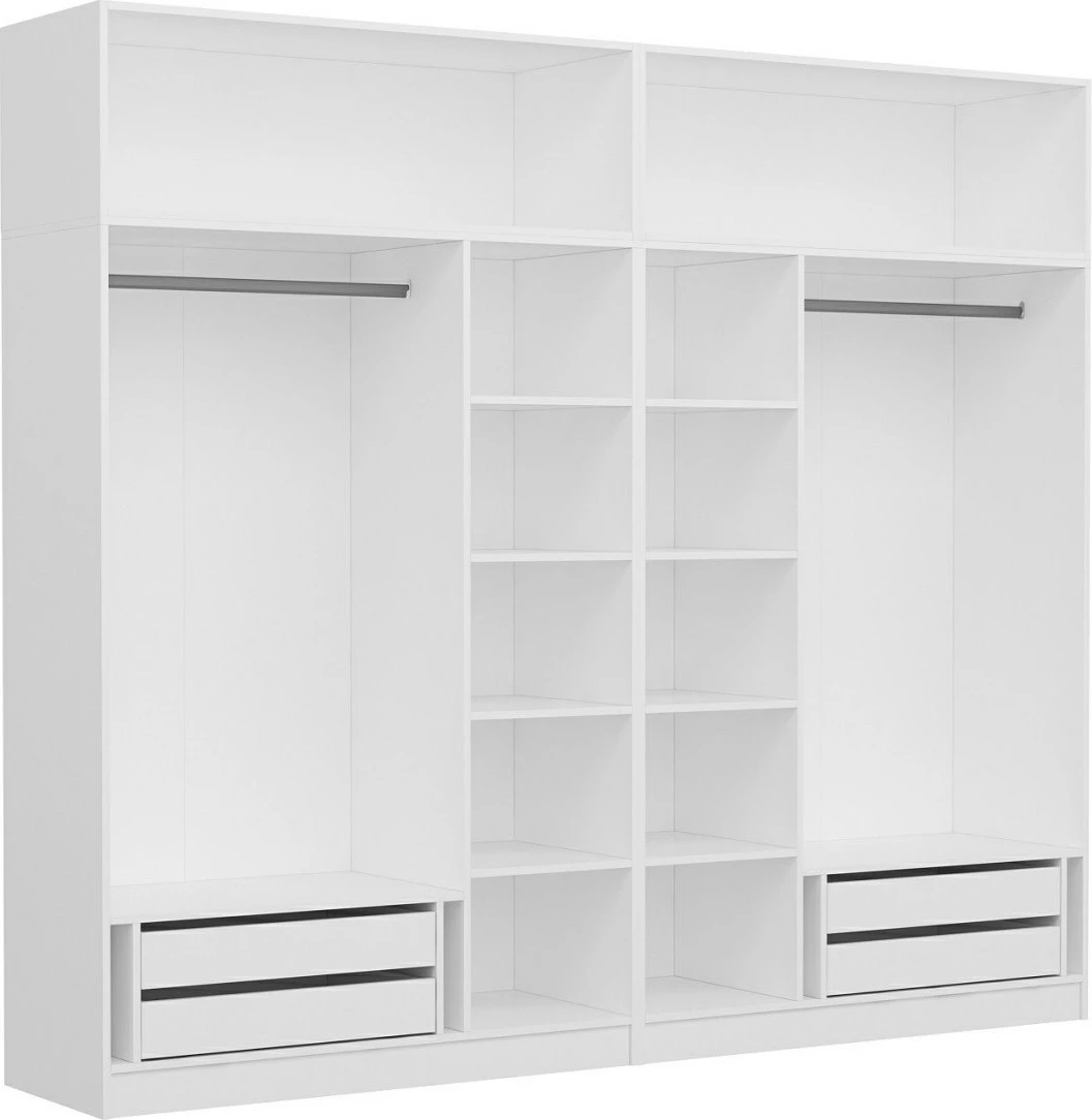 Dollap i madh për dhomë gjumi, ngjyrë antracit, Skye Decor, Kale - 5240