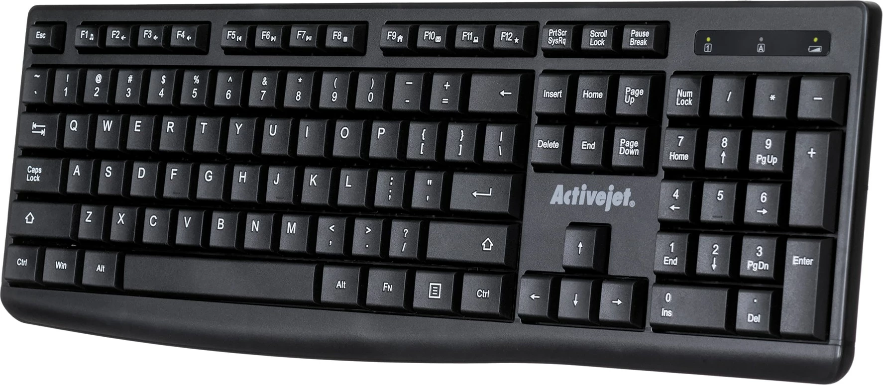 Tastierë Wireless Activejet K-3803SW, e zezë