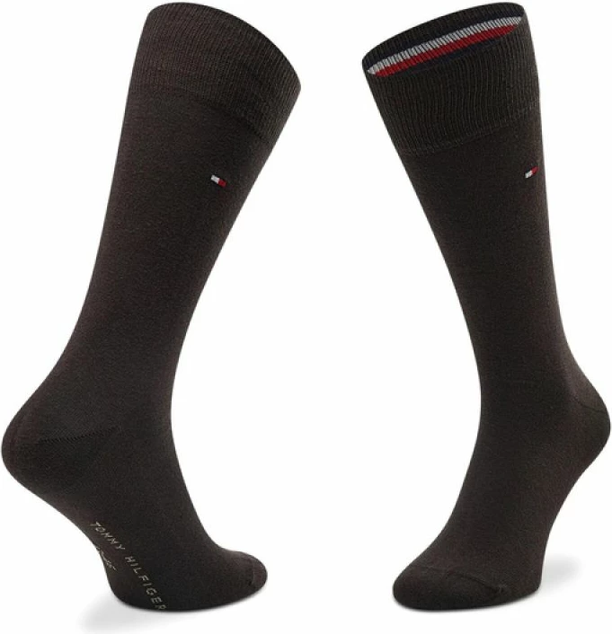 Çorape për meshkuj Tommy Hilfiger, 2 palë, të kafta