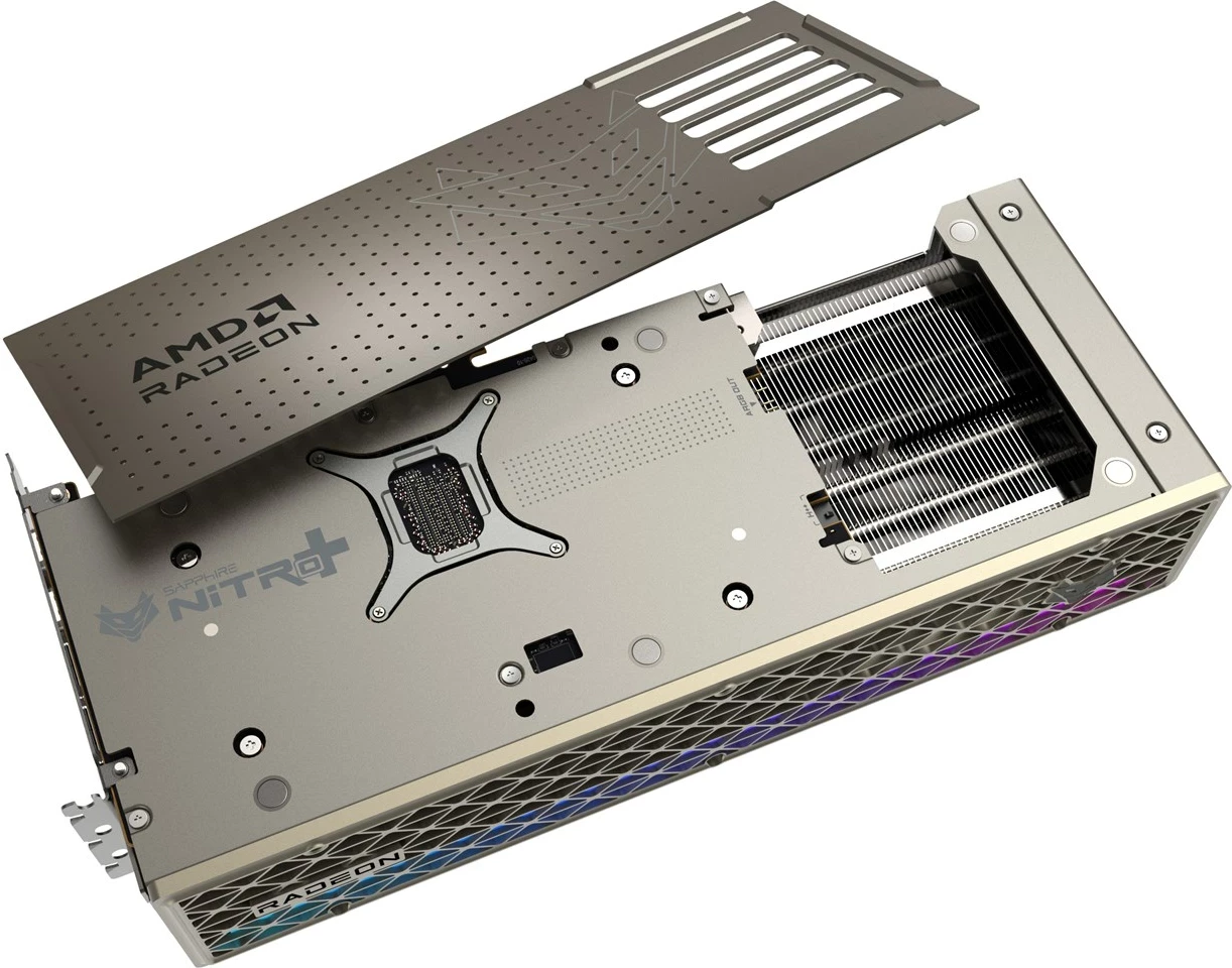 Kartelë grafike Sapphire NITRO+ Radeon RX 9070 XT, 16 GB GDDR6, Gri