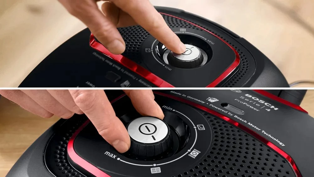 Fshesë me korent BOSCH Serie 4 BGB41POW1, 850 W, me qese, e zezë