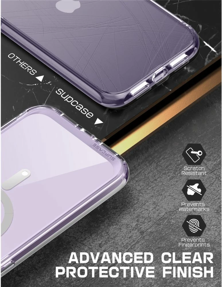 Mbështjellës Supcase UB Mag për iPhone 14 Plus, MagSafe, Transparent