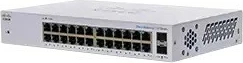 Switch Cisco CBS110, 24 porta Gigabit, 2 SFP, rackmount, i argjendtë