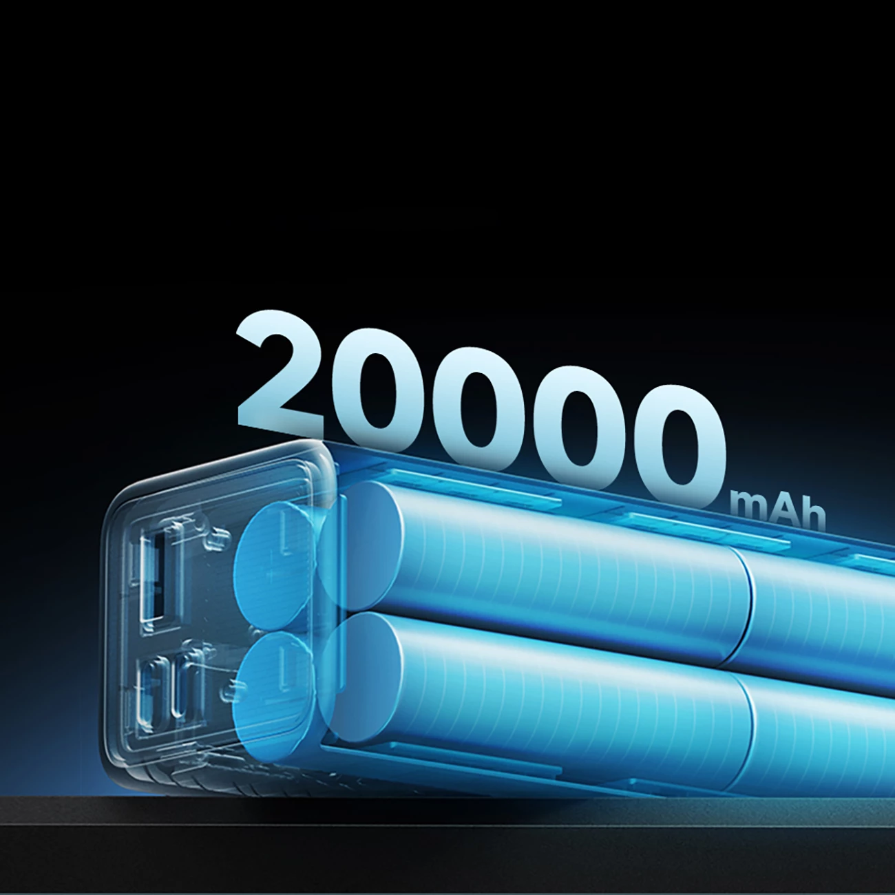 Powerbank Cuktech CUKP200XGLGR, 20000mAh, 100W, 2x USB-C, 1x USB-A, Gri