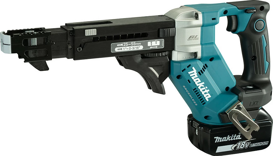 Vidhexhveshës Makita DFR551Z, Li-Ion, 18V, kaltër/zezë