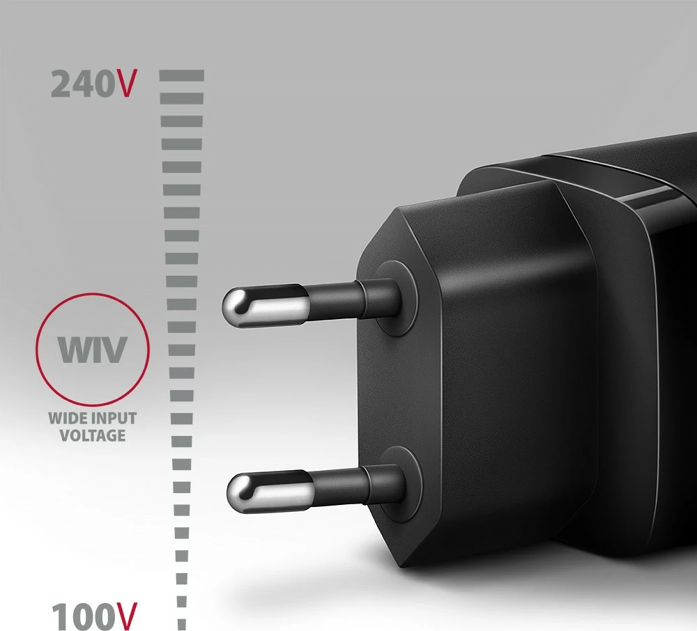 Karikues muri AXAGON ACU-PQ20, 20W, 2 porta (USB-C PD + USB-A QC), i zi