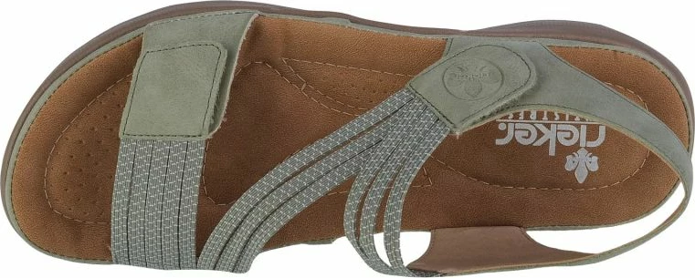 Sandale për femra Rieker, të gjelbërta