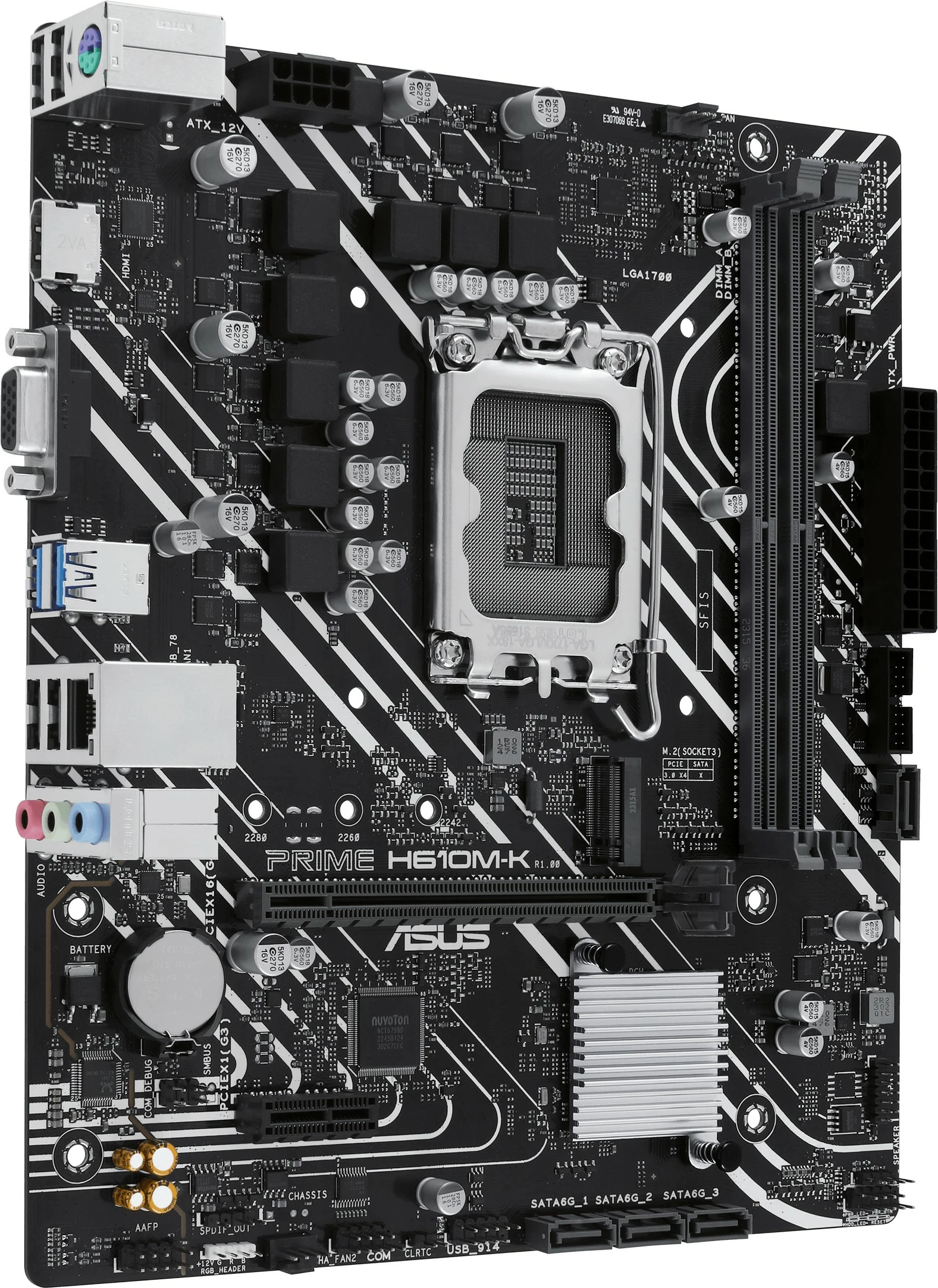 Pllakë amë ASUS Prime H610M-K, Intel, DDR5, micro ATX