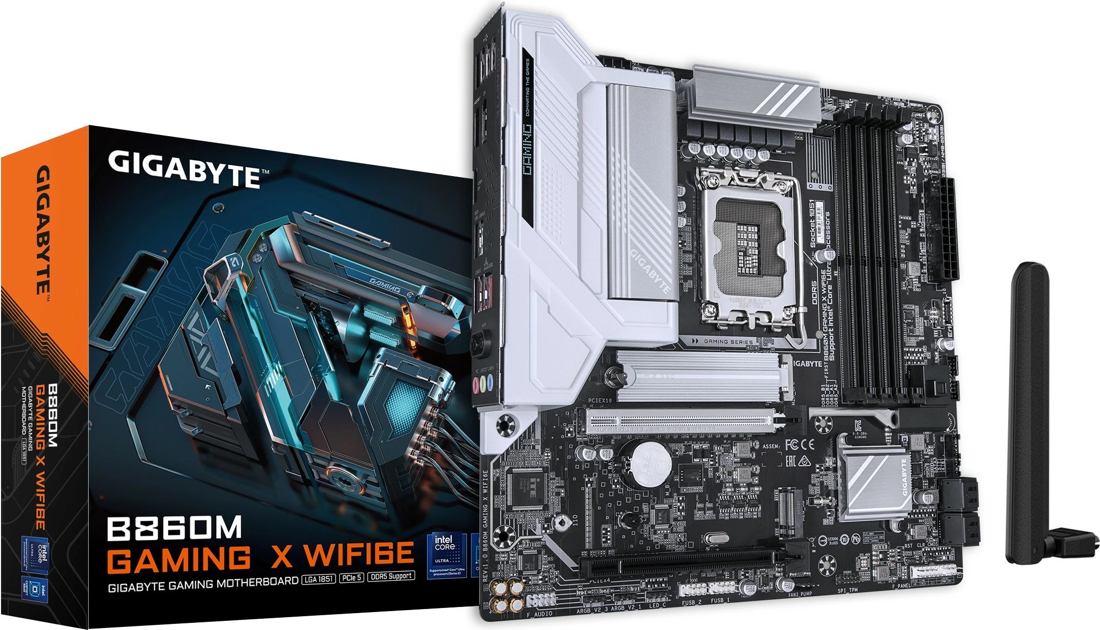 Pllakë amë Gigabyte B860M GAMING X, LGA1851, WiFi6E