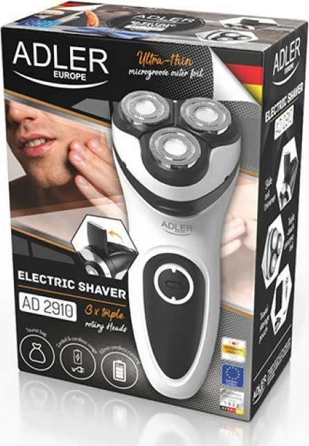 Makinë rroje Adler AD 2910, Trimmer, Bardhë