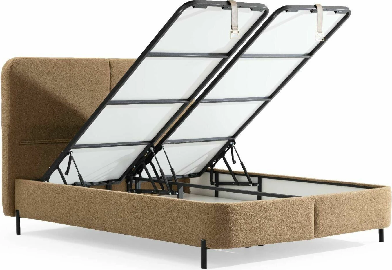 Baza dhe shpinore krevati dopio Skye Decor, Melina, 180x200, portokalli