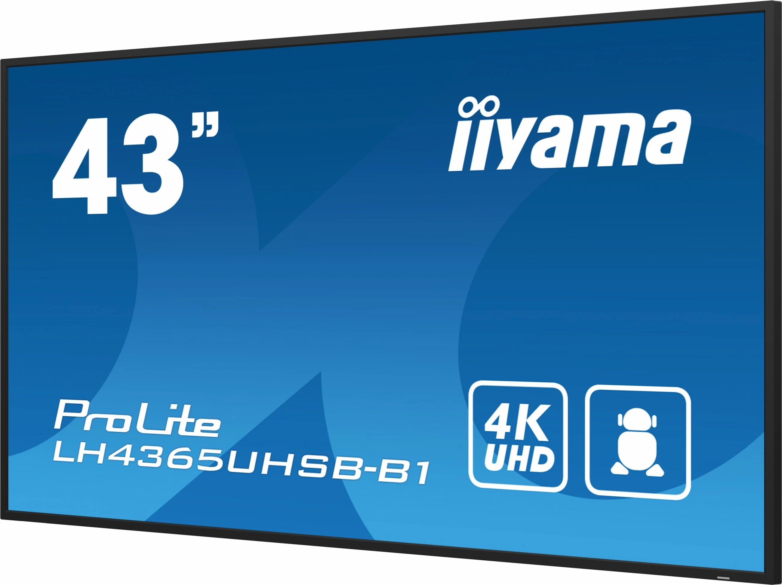 Monitor iiyama ProLite LH4365UHSB-B1, 43 inç, 4K Ultra HD, LED, Wi-Fi, zi