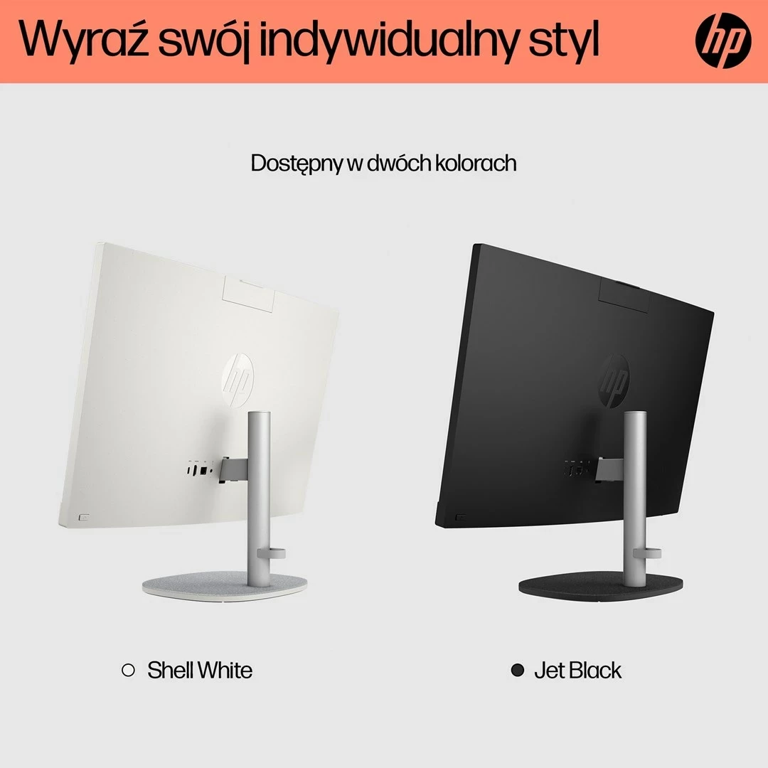 Kompjuter HP AiO 24-cr0312nw, Ryzen 5 7520, 23.8" FHD, 16GB RAM, 512GB SSD, Bardhë