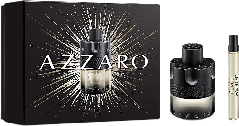 Eau de Toilette set Azzaro The Most Wanted Intense për meshkuj, 50ml + 10ml