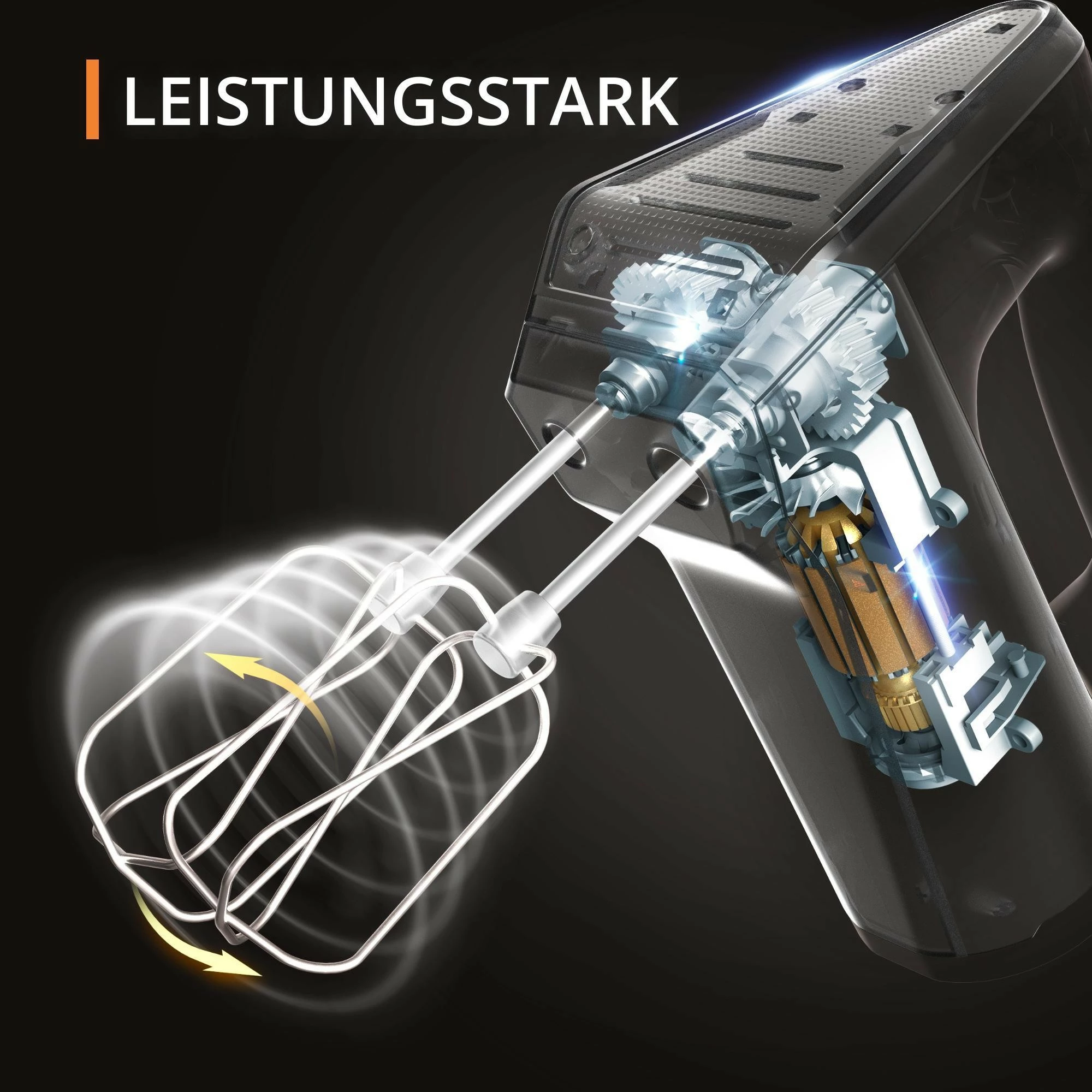 Mikser dore Krups GN 6021 3 Mix 6000, 600W, 5 shpejtësi, bardhë/gri