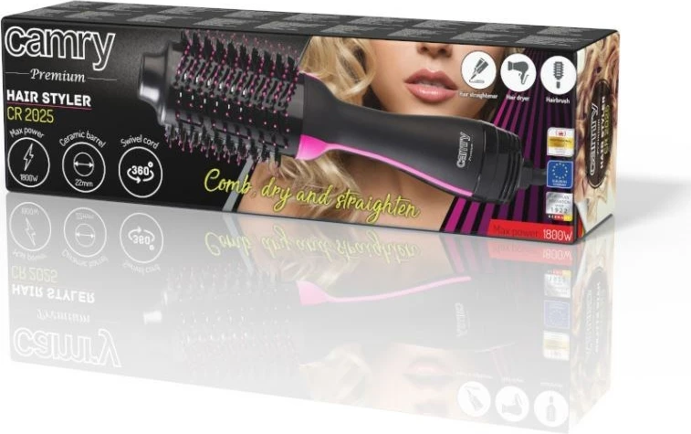 Brushë stiluese Camry CR 2025, e zezë