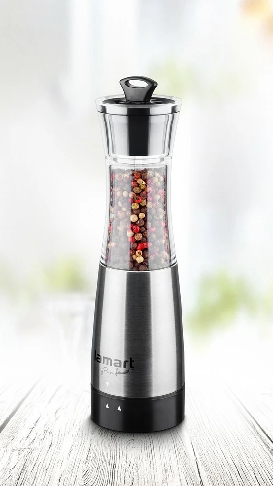 Bluarës elektrik Lamart LT7012 për erëza, inox