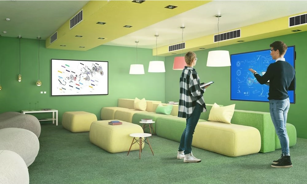 Ekran i madh Optoma N3551K 55 inç, 4K Ultra HD, LED, i zi