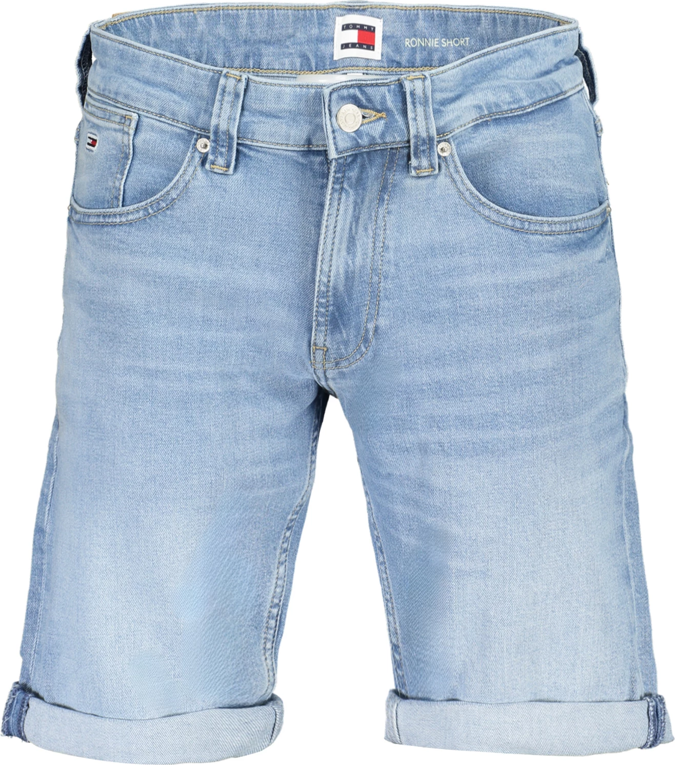 Shorce xhinsi TOMMY HILFIGER RONNIE SHORT JEANS meshkuj, kaltër e çelët