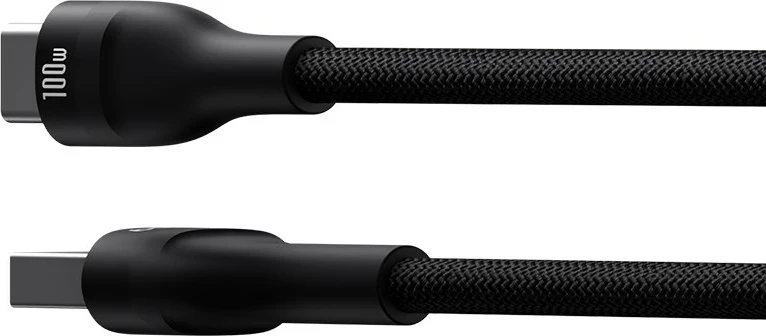 Kabllo Baseus Flash 2 USB A në USB C, 2 m, 100 W, E zezë