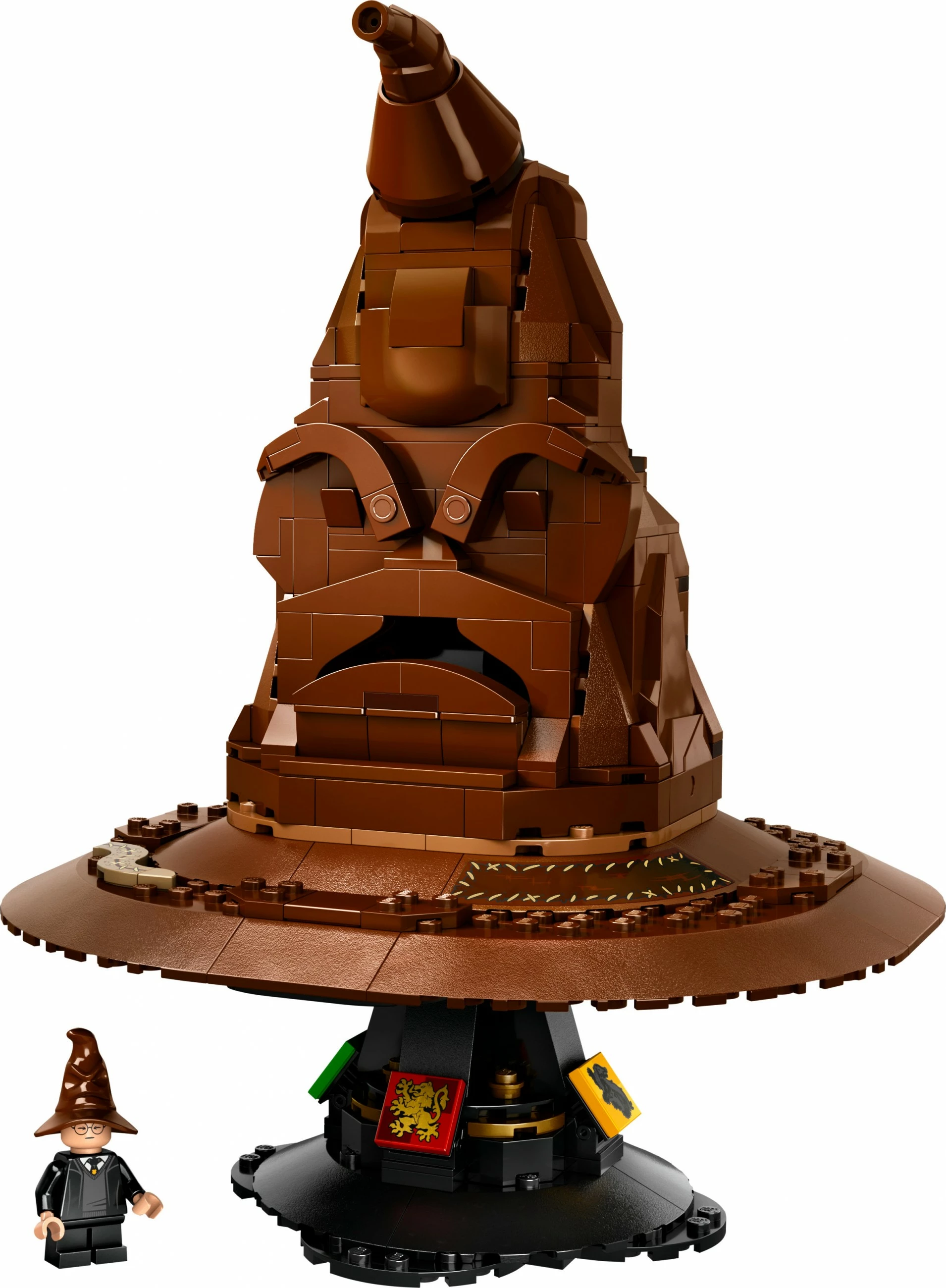 Set LEGO Talking Sorting Hat, 561 copë, plastikë, për të rritur, ngjyrë kafe