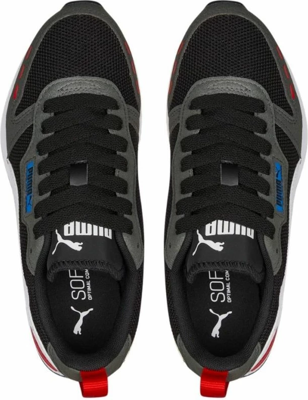 Atlete për fëmijë Puma R78 Jr, të zeza-blutë
